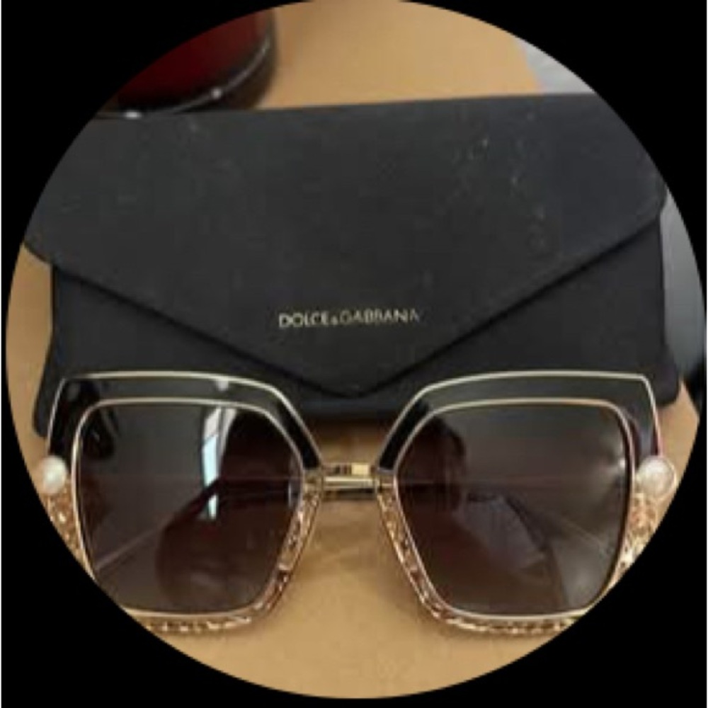Dolce & Gabbana Elegant Gold Sunglasses